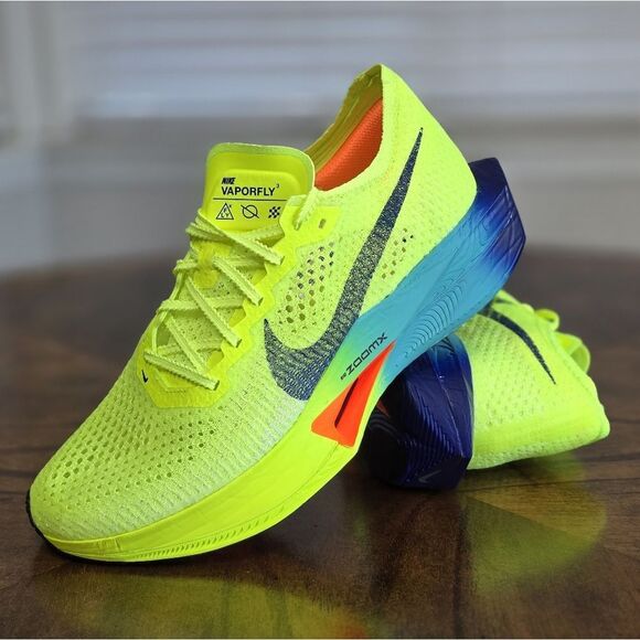 Nike ZoomX Vaporfly Next% 3 Fast Pack Volt Black Blue New DV4129-700 Women's 9 - Picture 1 of 16
